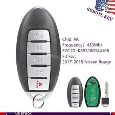 Replacement For 2017-2019 Nissan Rouge Remote Fob Car Key KR5S180144106 4A Chip picture