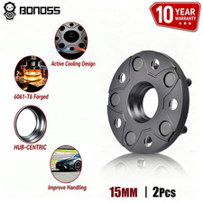 BONOSS 2Pcs 15mm 5x120 Wheel Spacers Hub centric for Civic Type R 2015-2026 picture