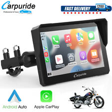 Carpuride 7Inch Motorcycle Stereo Wireless Apple CarPlay Android Auto Bluetooth picture