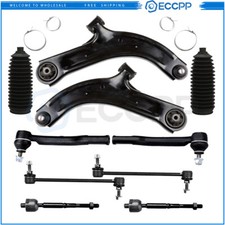 10x Front Lower Control Arms Sway Bars Tie Rod End Fits 2007-2011 Nissan Versa picture