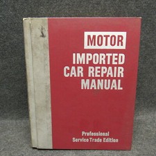 1983 Motor Imported Car Repair Manual Dealer Shop Book Guide 5th Edition picture
