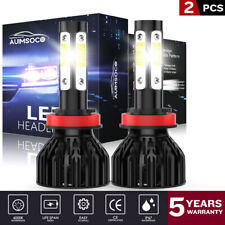 H11 LED Headlight Bulb Low Beam 6000K White Plug&Play 2pcs 50000LM Super Bright picture