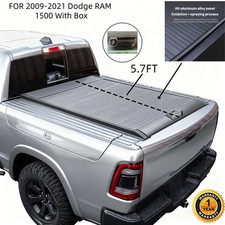 5.7Ft Retractable Truck Tonneau Bed Cover FOR 2009-2026 Dodge RAMBOX 1500 US picture