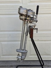 Antique 1938 Evinrude Elto Ace 4256 1.8hp Outboard Turns Over W/ Spark  picture