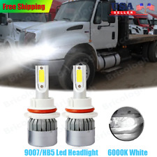 2PC LED Headlight Headlamp Bulb for International 4100 4200 4300 4400 8500 8600 picture