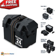 Heavy-Duty Vented Battery Box for Group 24 Batteries - Marine & RV Approved picture