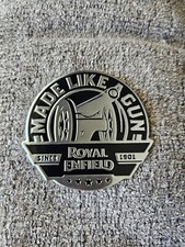 Royal Enfield Aluminum Decal, Emblem Sticker picture