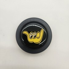 Mooneyes Area-1 Japan x In4mation Hawaii Collab JDM Horn Button: Shaka Eyes Logo picture