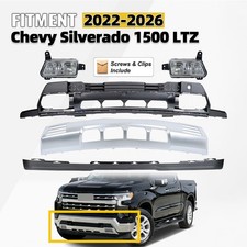 For 2022-2026 Chevy Silverado 1500 LTZ HighCountry Front Lower Bumper Cover Kit picture