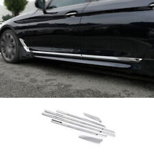 For BMW 5 Series M5 2018-2023 Chrome Side Door Body Guard Molding Strip Trim 6PC picture