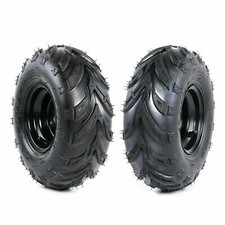 2pcs 145/70-6 Wheel Tire Rim for ATV UTV Quad Buggy Go Kart 4 Wheeler Coolster picture