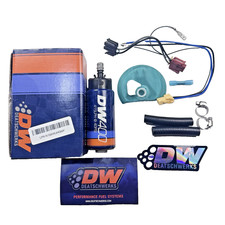 DeatschWerks DW400 415LPH In-Tank Fuel Pump w/ 9-1001 Install Kit 9-401-1001 picture