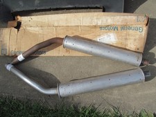 1957 1958 1959 1960 1961 1962 Corvette off road mufflers  NOS  GM picture