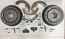 Chevy Impala brake kit 1963 1964 shoes drums cylinder adjuster & spring kit REAR picture