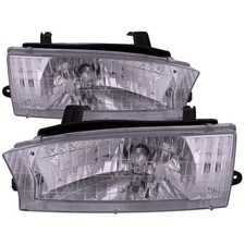 Headlights Set Fits 1997-1999 Subaru Legacy/Outback SU2502103 SU2503103 Halogen picture