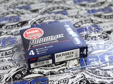 NGK Iridium Spark Plugs Set of 4 - BKR9EIX - Heat Range 9 Stock # 2669 picture