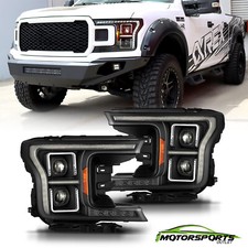 For AREX 18-20 Ford F150 PRO-Series(14th Gen G2 Style) Halogen Headlights Black picture