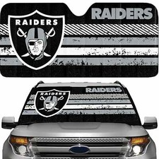 NFL Raiders Windshield Sun shade UV Protection Sunshade Gift Las Vegas Oakland picture