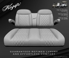 'KOZIP' CLUB CAR PRECEDENT/TEMPO GOLF CART FRONT SEAT/BACKREST CUSHION SET GRAY picture