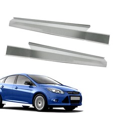 Zinc-Plated Slip-on Rocker Panel Left & Right Side For 2008-11 Ford Focus 4-Door picture