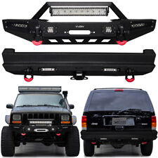 Vijay Fit 1984-2001 Cherokee XJ Front or Rear Bumper with LED Lights and D-Rings picture