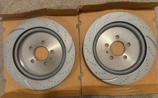 Ford Mustang Shelby GT500 EBC GD7641 Rear Slotted Brake Rotors Pair  2013-2014 picture
