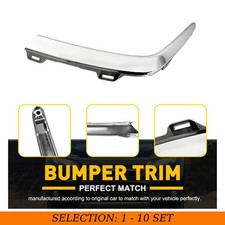 1-10 Front Bumper Face Bar Molding Trim For Honda Pilot 2023 24-2025 Left Chrome picture
