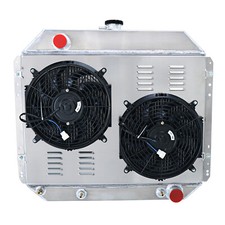Fit 1966-1979 Ford F100 F150 F250 Truck Chevy V8 4Row Radiator Shroud Fan picture