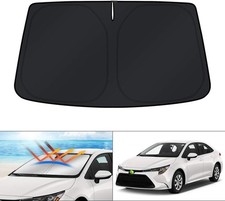 Custom Fit Windshield Sun Shade for Toyota Corolla (Foldable, Blocks UV Rays) picture