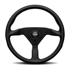 MOMO Motorsport MONTECARLO Steering Wheel Black Leather 350mm MCL35BK1B picture