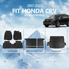 Fit 17-2022 Honda CRV Trunk Mat Backrest Mats Cargo Liner Floor Mats All Weather picture
