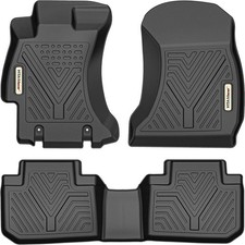 3Pcs Car Floor Mats Liners for 2014-2018 Subaru Forester All Weather TPE Rubber picture