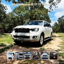 07-13 TOYOTA TUNDRA 08-18 SEQUOIA Morimoto XB LED HEADLIGHTS WHITE COMBO 4BANGER picture