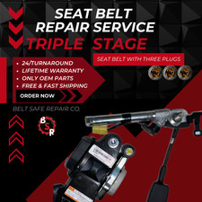SEAT BELT REPAIR SERVICE AFTER ACCIDENT FOR  ALL MAKES AND  MODELS TRIPLE STAGE picture