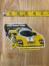 VINTAGE 1983 JOEST PORSCHE 962 RACING STICKER OLD DECAL F1 KREMER BROTHERS picture