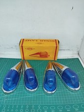 Vintage Clearance marker Roof Lamp Chevy Dodge Ford CAB Truck Blue color 4 piece picture