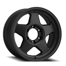 1 New Flat Black Full Painted 17X8.5 0 6-135 DX4 Rover Wheel picture