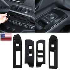 ABS Gloss Black Glass Window Lift Switch Panel Cover Trim ForToyota Tacoma 2024+ picture