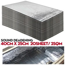 20Sheets Self-adhesive Car Noise Reduction Mat Automotive Sound Deadener 16