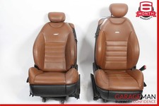 08-14 Mercedes W216 CL63 AMG Complete Front Seat Seats Cushion Assembly Brown picture