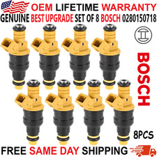 GENUINE BOSCH x8 Best Upgrade Fuel Injectors for 1985-1997 Ford 5.0L V8 5.8L V8 picture