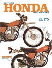 1973-1978 Honda XL175 Repair Manual XL 175 1974 1975 Shop Service Manual picture