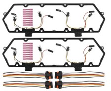 7.3L Powerstroke Valve Cover Gasket Kit - Gaskets, UVC Harnesses, Pigtails 97-03 picture