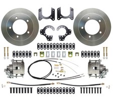 1980-1996 Ford Bronco F-150 8.8 Rear Disc Brake Kit w/ Emergency Brake & Cables picture