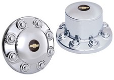 4-Pc Chrome Center Cap Set Fits 1990-2010 Chevrolet Kodiak 4500/5500 picture