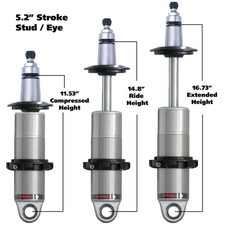 Ridetech 24159905 HQ Rear Coilover, Universal, 5.2 Inch Stroke picture