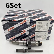 NEW 6x 0445120255 Fuel Injector Fits For 2003-04 Dodge Ram 2500 3500 5.9L picture