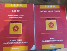 1996 Dodge Viper Coupe Power train Body Diagnostic Procedures Manual picture