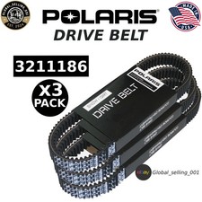 3 Pack Polaris OEM 3211186 Secondary Clutch Drive Belt Ranger RZR XP 1000 picture