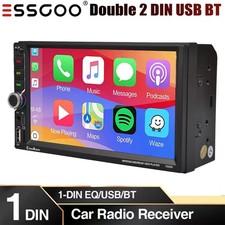 7 inch Double 2 Din Car Stereo Radio Apple CarPlay/Android Auto Touch Screen USB picture
